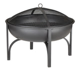 Blairmore Outdoor Wood Burning Fire Pit, 29-in, Black R8F3 - product image 1