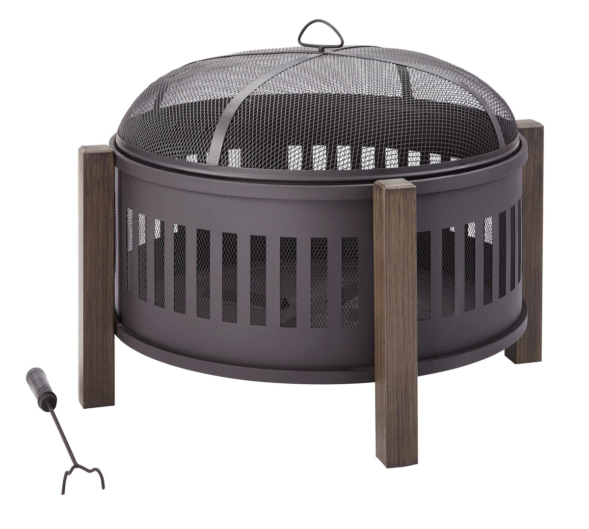 Campobello Round Wood Burning Outdoor Fire Bowl/Fire Pit, 31 x 24-in I2I0 - product image 1