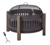 Campobello Round Wood Burning Outdoor Fire Bowl/Fire Pit, 31 x 24-in I2I0 - product image 4