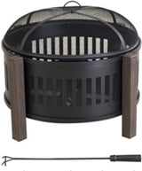 Campobello Round Wood Burning Outdoor Fire Bowl/Fire Pit, 31 x 24-in I2I0 - product image 5