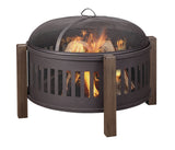 Campobello Round Wood Burning Outdoor Fire Bowl/Fire Pit, 31 x 24-in I2I0 - product image 6