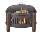 Campobello Round Wood Burning Outdoor Fire Bowl/Fire Pit, 31 x 24-in I2I0 - product image 7