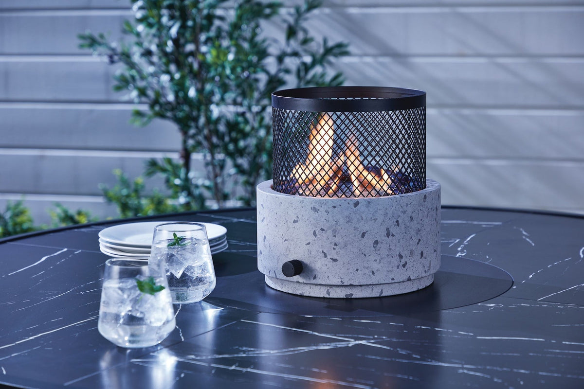 Cinder Round Outdoor Tabletop Gas Fire Pit, 11,000 BTU O0G7 - product image 7