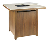 Clarke LP Gas Outdoor Fire Table, 40,000 BTUs, 30-in, Brown R5T1 - product image 1