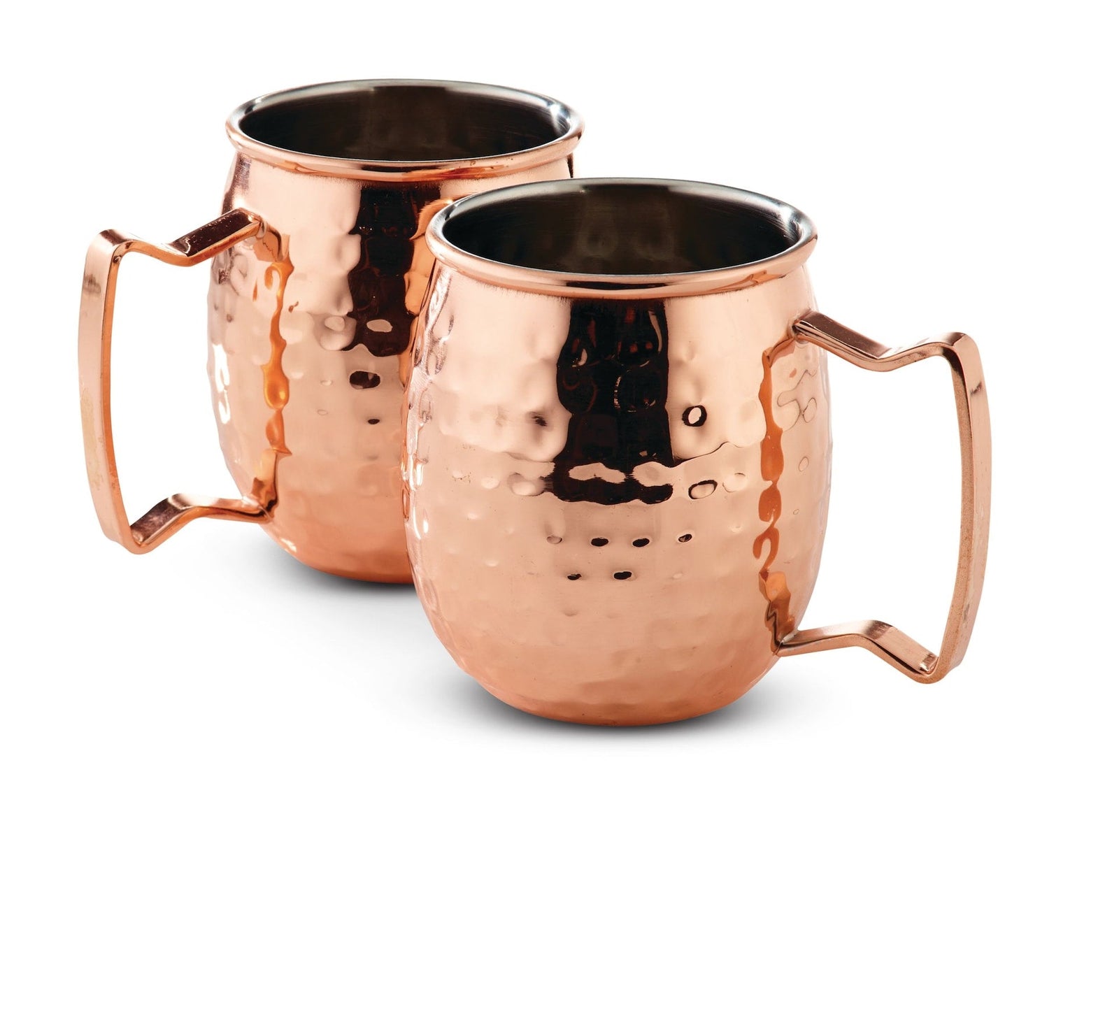 Copper-Plated Stainless Steel Mug Set, 15-oz, 2-pc P3I8 - product image 1