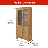 Donevan Multi-Purpose Cabinet, Oak G3T6 - product image 3