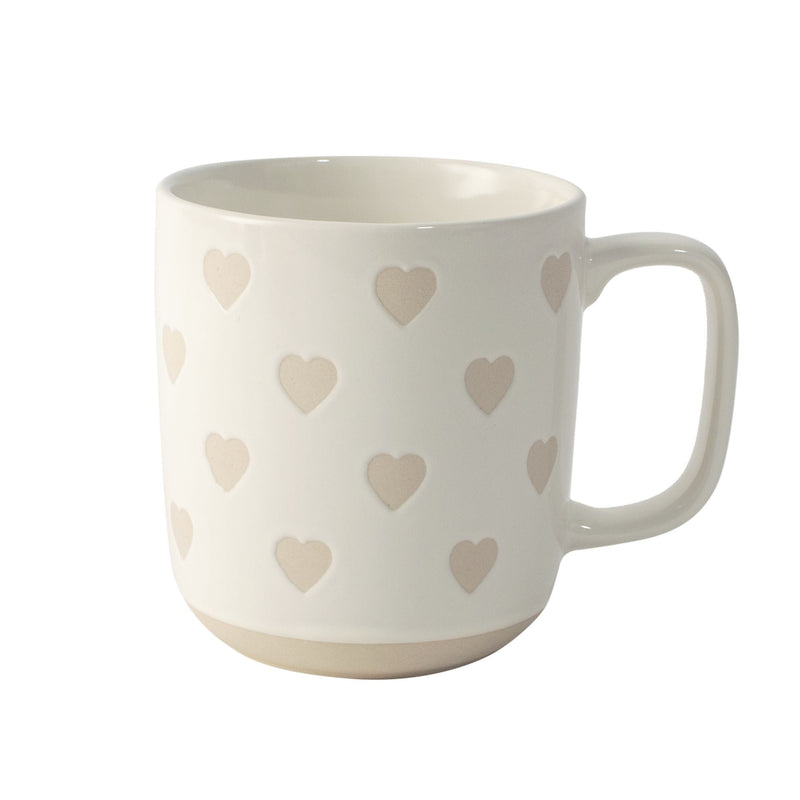 Heart Stoneware Mug, 13-oz S3N8