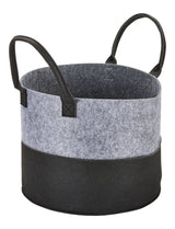 Jude Felt Organization/Storage Basket, Grey/Black X4W5 - product image 1