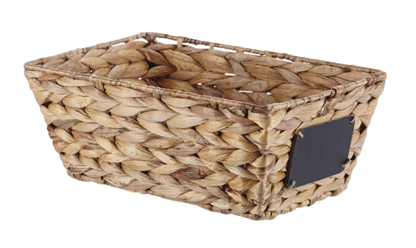 Meg Rectangular Hand Woven Storage Basket, 12 x 8 x 5.1-in R7Y6