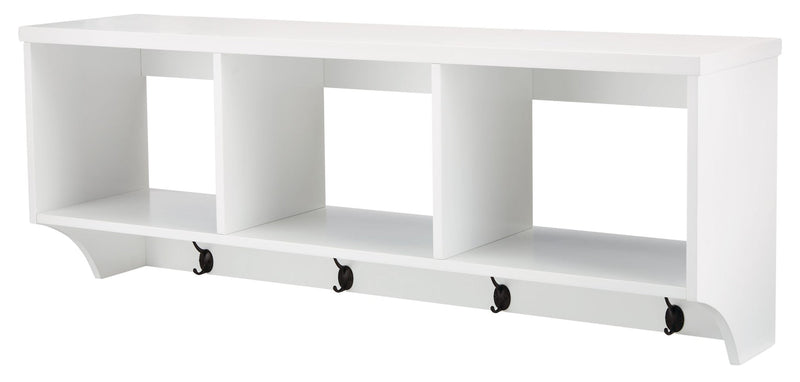 Overbrook Entryway Wall-Mount Organizer, White X3I9