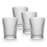 Ribbed DOF Dinner Glass Set, Lead-free, 4-pc A8H3 - product image 1