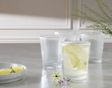 Ribbed DOF Dinner Glass Set, Lead-free, 4-pc A8H3 - product image 5