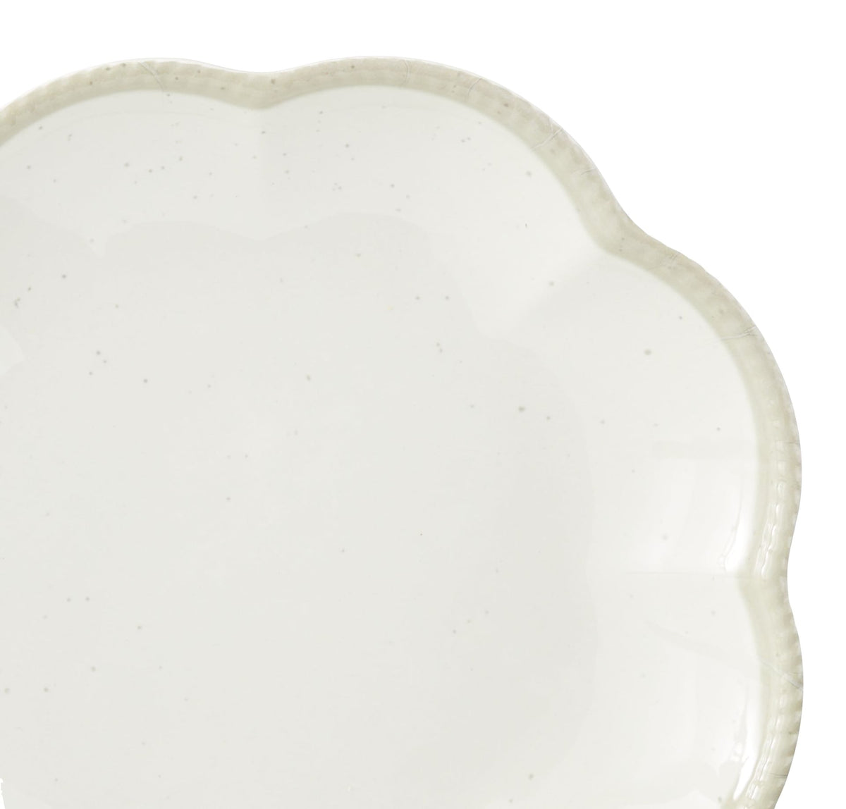 Scalloped Side Plate, BPA-free, Plastic, Ivory Colour Z7V1 - product image 3