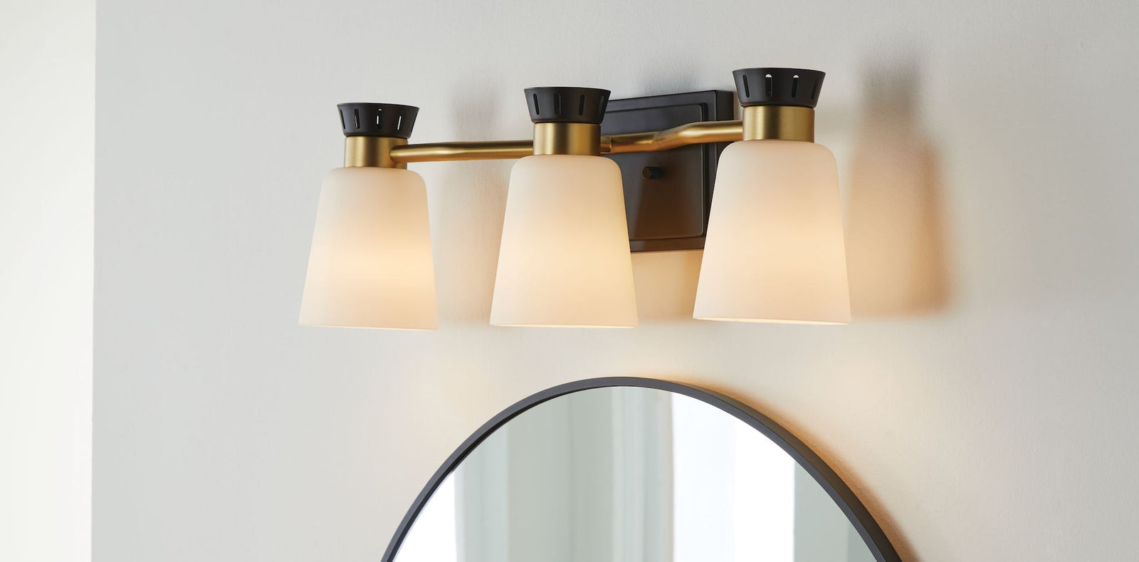 Springwater 3-Light Vanity with Opal Glass, Black V6L7 - product image 6