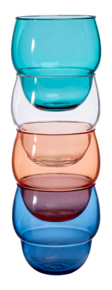 Stacking Bubble Glass Set, BPA Free, Dishwasher Safe, Stackable V1T6 - product image 3