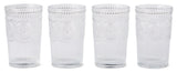 Vintage Embossed Glass Tumbler Set, 4-pk E4E4 - product image 2