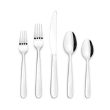 Wembury Scoop Handle Flatware Set, Stainless Steel, Serves 10, 50-pc L7N5 - product image 1