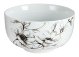 Wild Rose All Purpose Bowl, 1-pc, White, Dishwasher & Microwave Safe U2O6 - product image 1