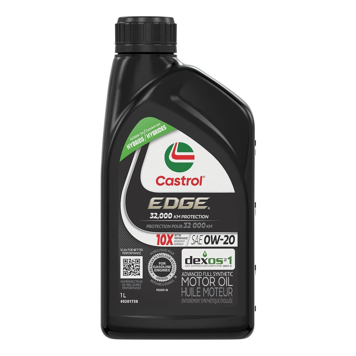 EDGE 0W20 Advanced Synthetic Engine/Motor Oil, 1-L J8Q7 - product image 1