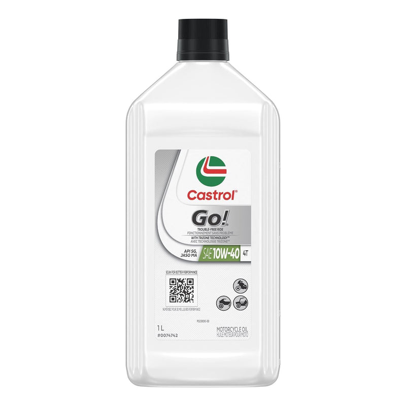 Go! 4-Stroke 4T Motorcycle Oil 10W40, 946-mL K8L7