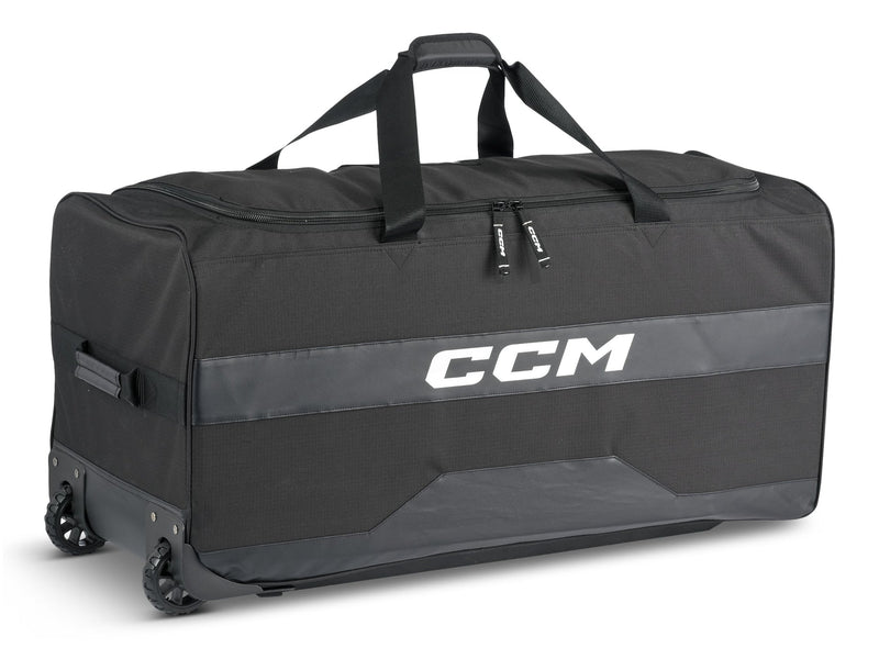 Hockey Bag, Wheeled, Senior, Black, 36-in W6K7