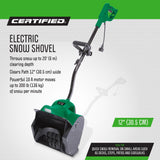 10-Amp Corded Electric Snow Shovel, 12-in M3N2 - product image 4