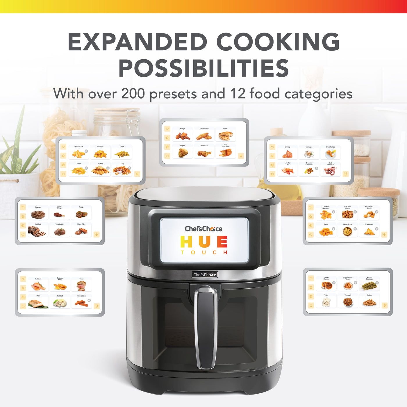 Air Fryer with TFT Touchscreen Display, 7-qt I6M9 - product image 6