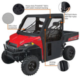 Classic Accessories QuadGear UTV Cab Enclosure for Polaris Ranger 900 XP, Black U8I9 - product image 5