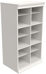 Modular Adjustable Divided Storage Shelves/Unit, White T2U5 - product image 1