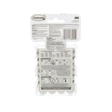 Adhesive Picture Hanging Strips Value Pack, White, 12-lbs to 16-lbs, Assorted Sizes, 24 Strips per Pack T2G6 - product image 1