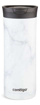 Huron 2.0 Couture Insulated Stainless Steel Travel Mug, Leak-proof Lid, White Marble, 20-oz P0J5 - product image 1