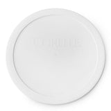 Plastic Round Bowl Lid Cover, Fits 28-oz, White H5B0 - product image 1