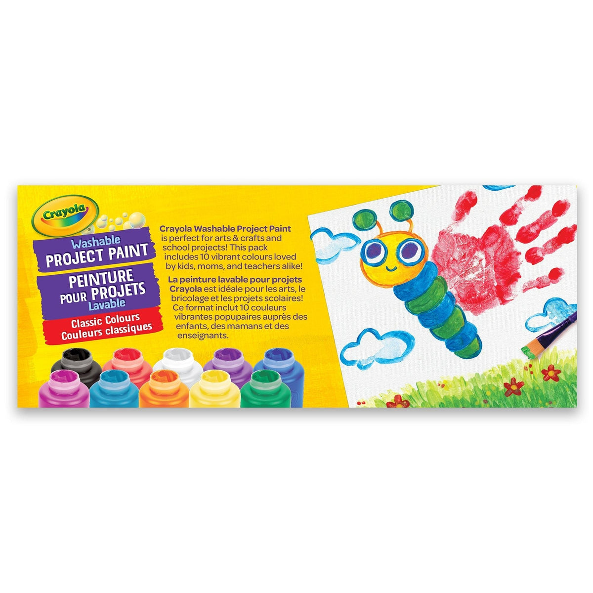 Washable Project Paint Activity Jar Set, Multi-Colour, 20-oz, 10-pk, Ages 3+ X4R5 - product image 3