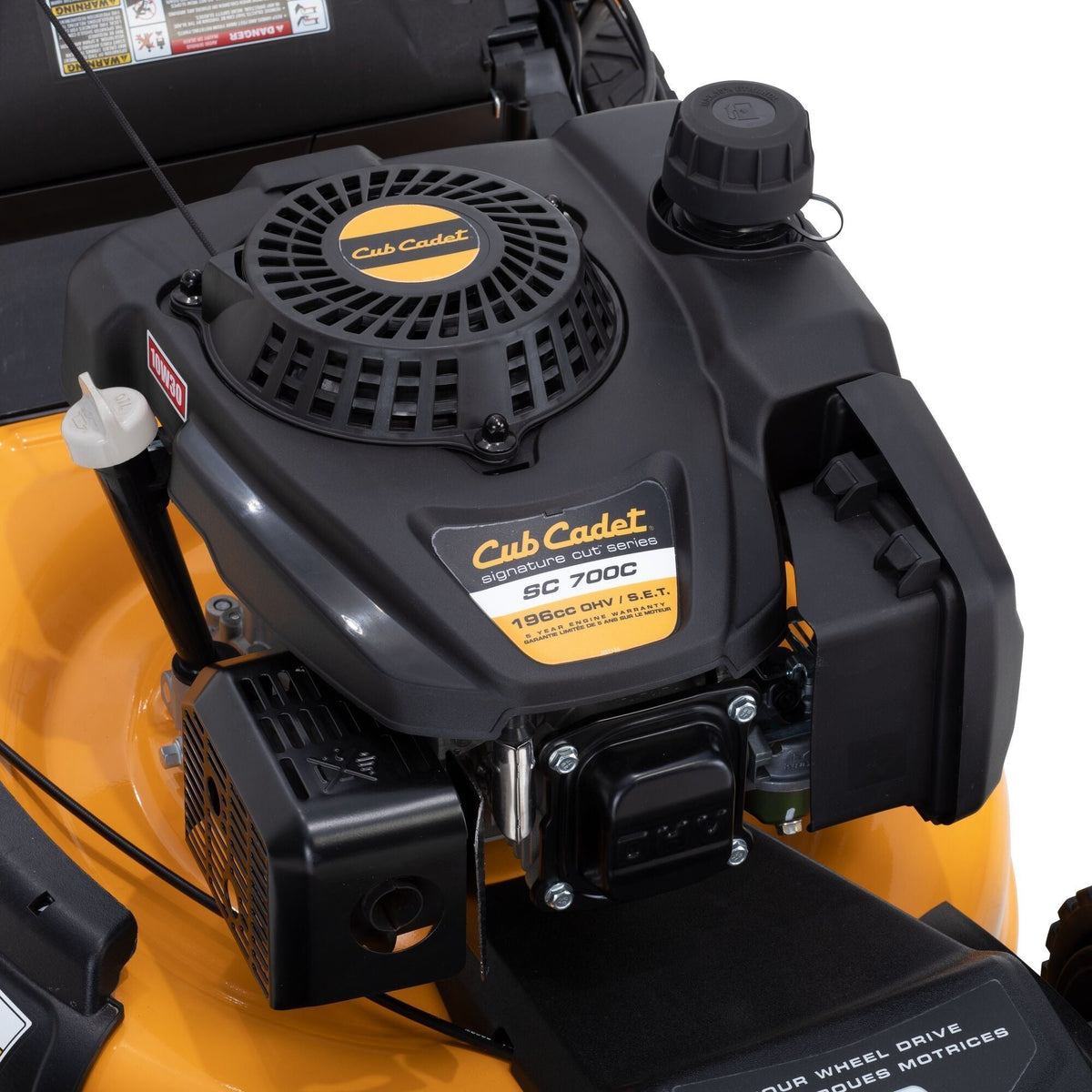 196cc 3-in-1 Gas Engine AWD Walk Behind Self-Propelled Mower, 21-in T6S1 - product image 7