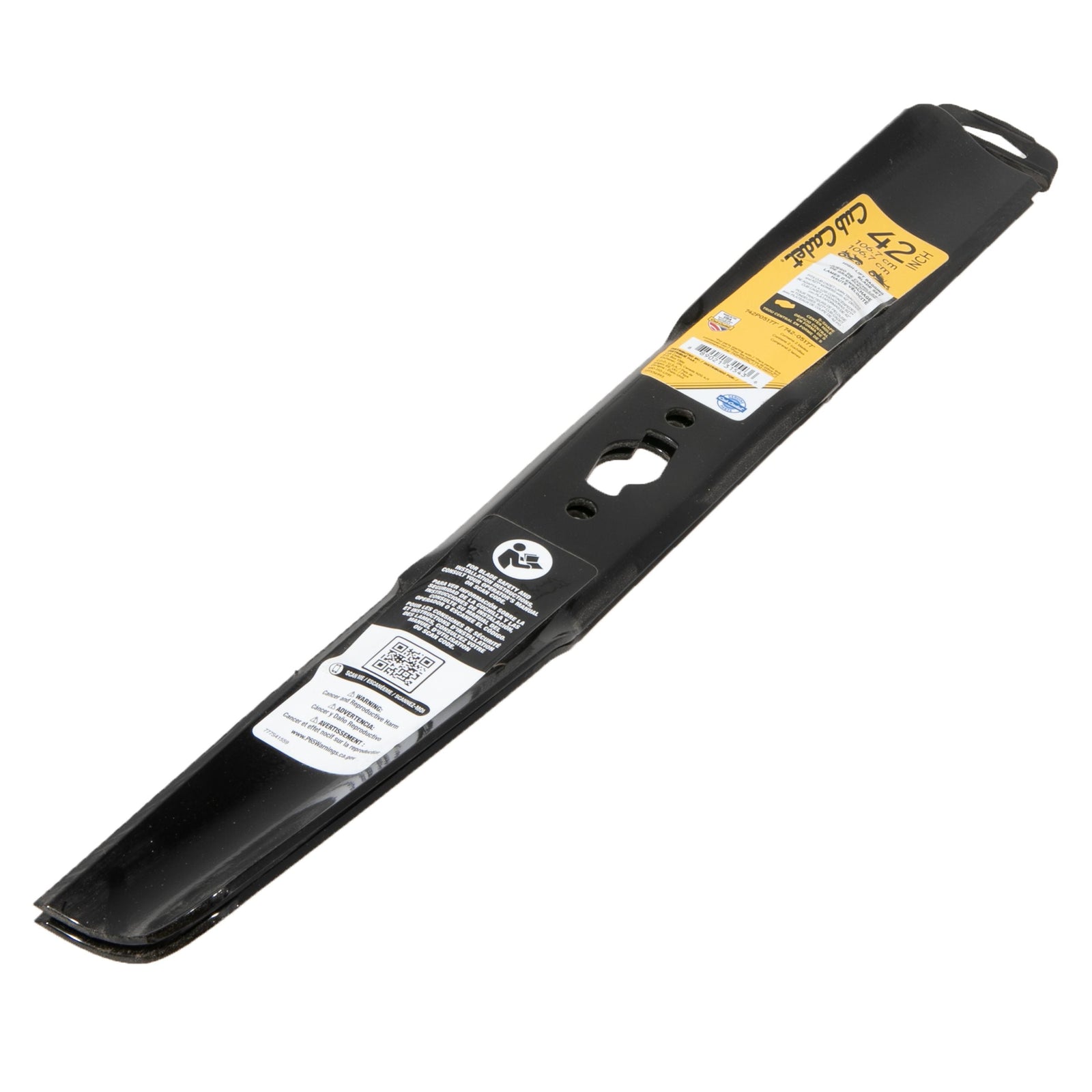 Replacement High-Lift S-Blade Set, Fits 2022 & After Models, Black, 42-in, 2-pk Q6Z8 - product image 4