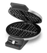 Round, Non-Stick Waffle Maker, Stainless Steel D9C7 - product image 1