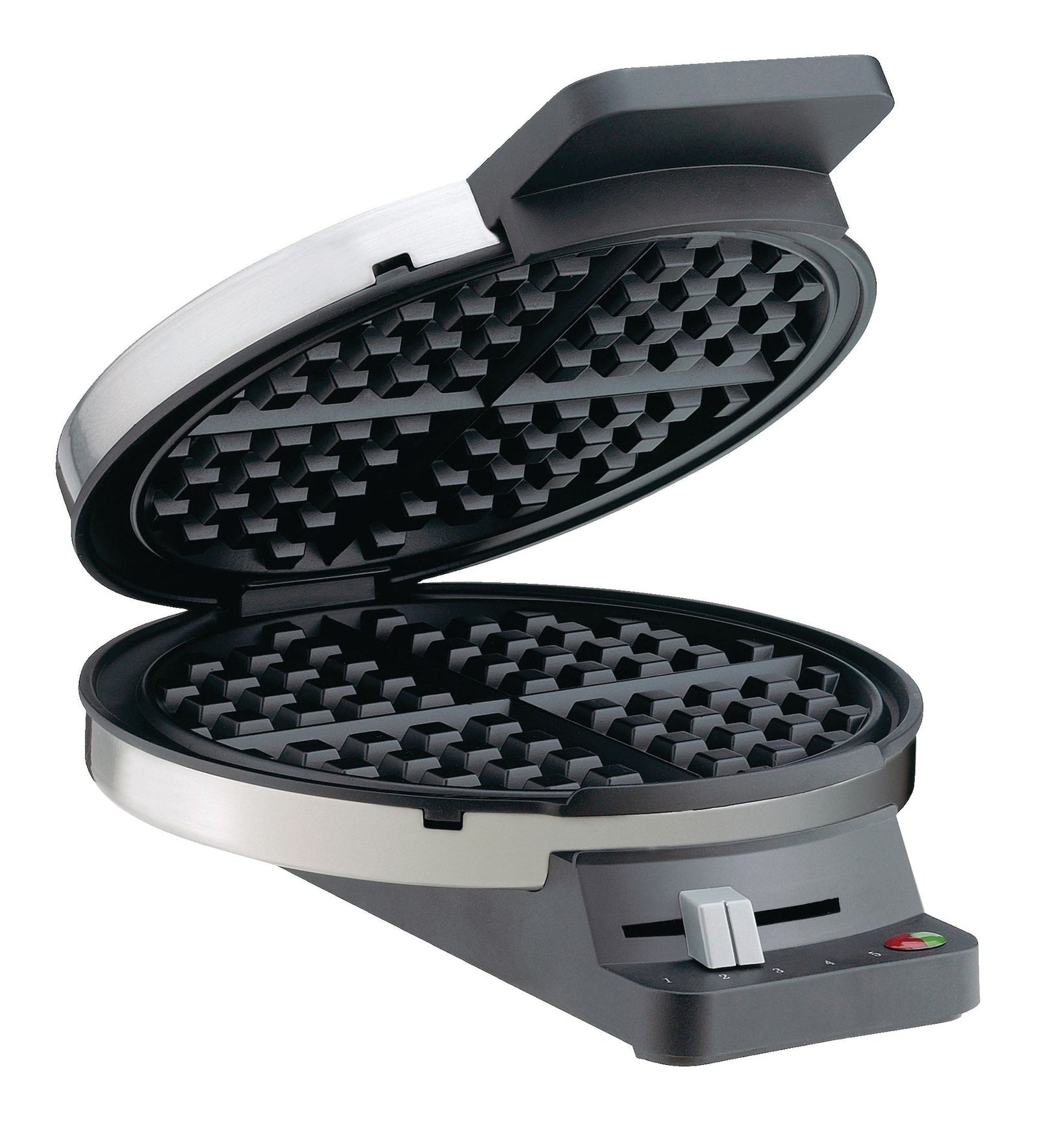 Round, Non-Stick Waffle Maker, Stainless Steel D9C7 - product image 2