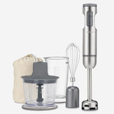 SmartStick 2-Speed Corded Hand Blender with Chopper & Whisk Attachments, Stainless Steel O5J2 - product image 1