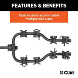 12126 Premium Hitch-Mounted Bike Rack (4-Bike, 2-in Shank) Q5R6 - product image 5
