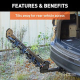 12126 Premium Hitch-Mounted Bike Rack (4-Bike, 2-in Shank) I1U1 - product image 8