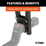18013 Clamp-On 3-Bike Hitch Mount Bike Rack, Fits Over 2-in Receiver, Black F3A4 - product image 7