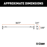 18119 Quick-Release Roof Rack Crossbars, Black Steel, Select Wrangler JK M5K2 - product image 5