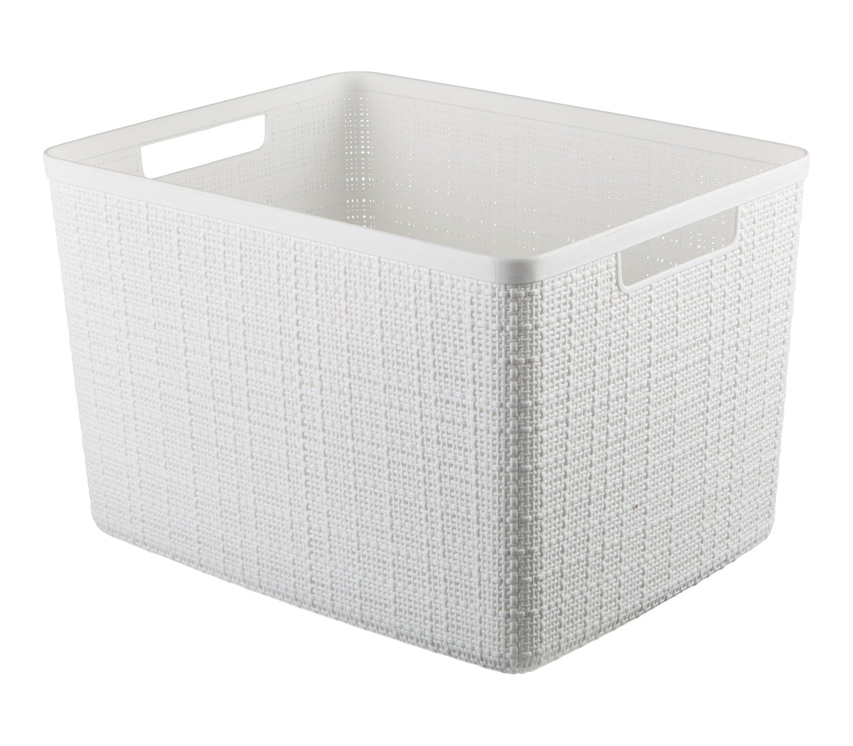 Large Jute Weave Nesting Storage Basket, White D1D9 - product image 1