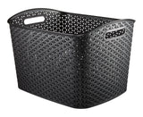 My Style Extra Large Woven Storage Basket, Black O3X3 - product image 1