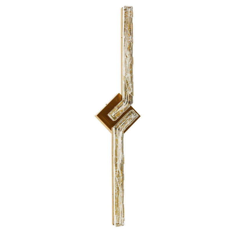 Lighting Contour Integrated LED 33in Brass Vanity Light Q0J2