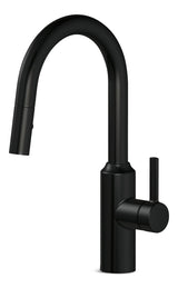 Colby Single Handle Pull Down Kitchen Faucet, Matte Black P8J8 - product image 1