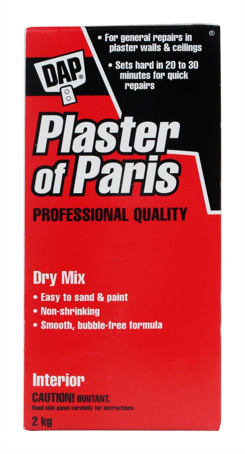 Plaster Of Paris Professional Dry Mix Plaster For Indoor Wall & Ceiling Repairs, 1.8-kg Y9N3