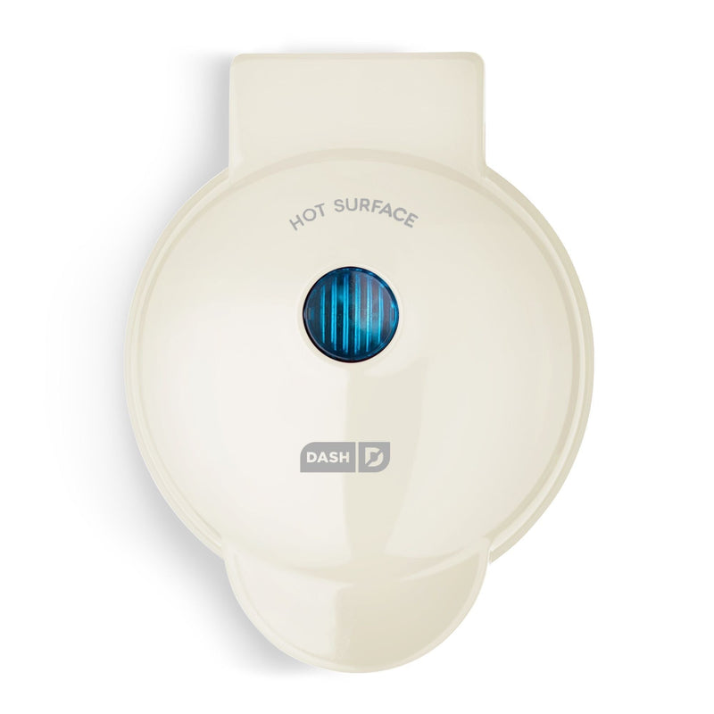Mini Ceramic Waffle Maker, Beige S1F8
