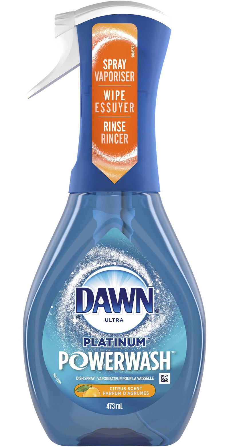 Ultra Platinum Powerwash Dish Soap Spray, Assorted Scents, 473-mL P9O5