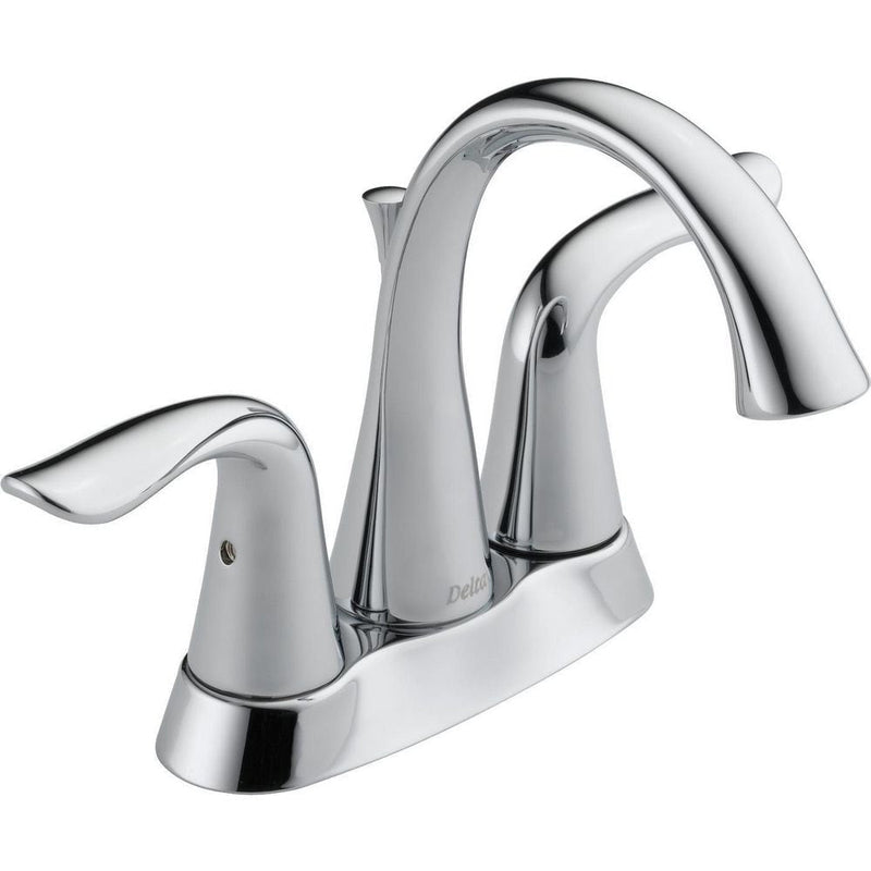 Faucet Lahara Double Handle 4-in Centerset Bathroom Sink Faucet with Pop-up Drain, Assorted Finishes B2M7